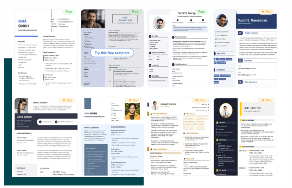 Naukri resume maker vs 1MillionResume: Comparison & Alternatives ...