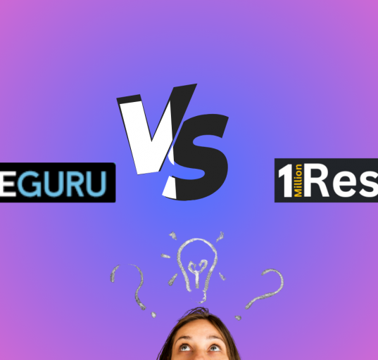 ResumeGuru vs 1MillionResume: Which is Better