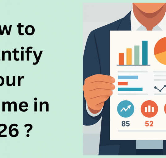 This image is showing how to quantify your resume in 2026?