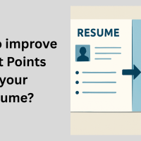 This image is showing about how you can improve bullet points in your resume.