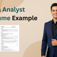 This image is showing Data Analyst Resume Example page image.