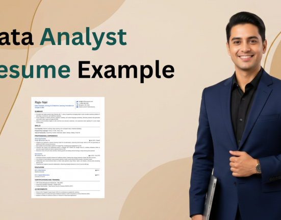 This image is showing Data Analyst Resume Example page image.