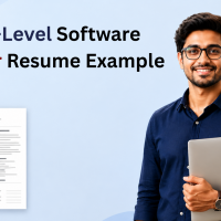 This image is showing entry level software engineer resume examples