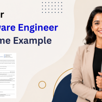 This image is showing senior software engineer resume example.