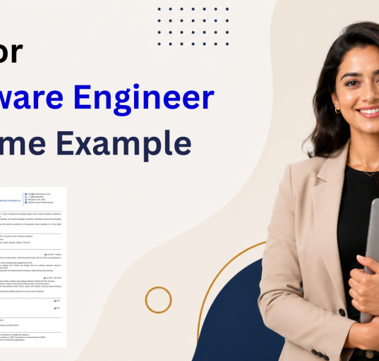 This image is showing senior software engineer resume example.
