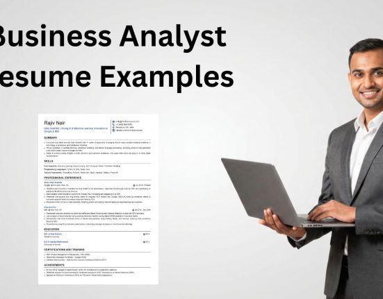 This image is showing Business Analyst Resume Example Blog feature image.