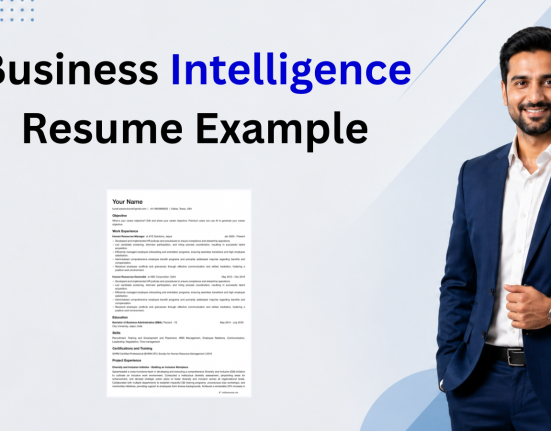 This image is showing Business Intelligence Resume blog featured image.