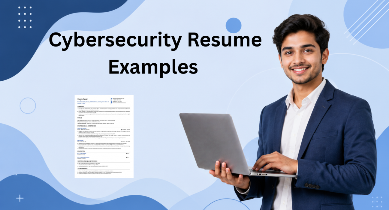 This image is showing Cybersecurity Resume Example blog featured image.