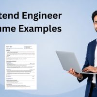 This image is showing Frontend Engineer resume example blog feature image.