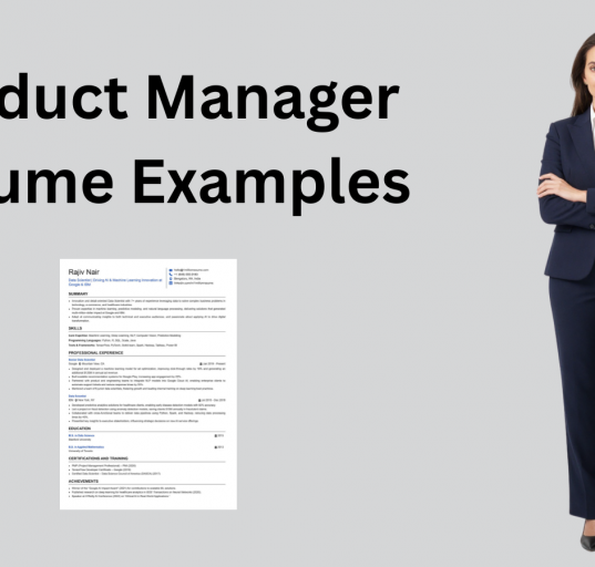 This image is Product Manager Resume Examples Blog Featured image.