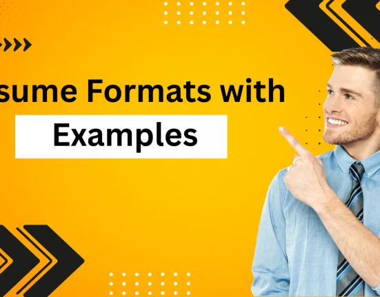 This image is showing Resume Format with Examples blog featured image.