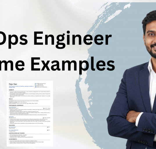 This image is showing DevOps Engineer Resume blog featured image.