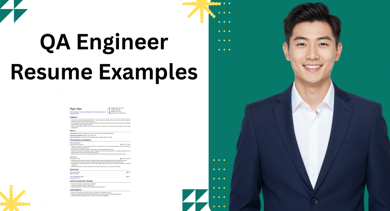 This image is showing QA Engineer Resume Example Blog Featured Image.