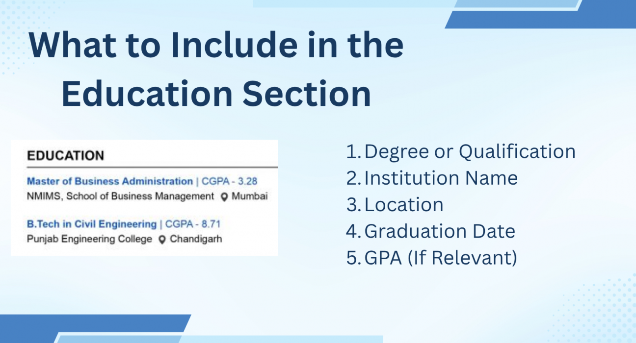This image is showing Resume Education Section Guide Blog Featured Image