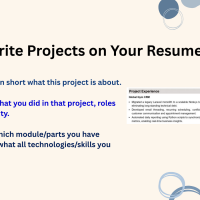 This image is showing Resume Projects Section guide blog featured image